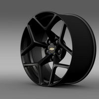 Chevrolet Camaro Z28 2014 rim 3D Model