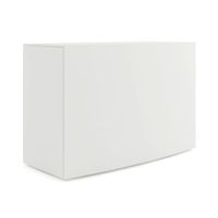 White Rounded Cupboard 3D Model