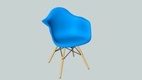 81. silla eames vitra celeste oscuro