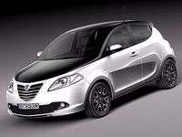 Lancia Ypsilon 2012 3D Model