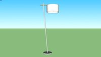 LAFORMA AA0630J05 - HUKA Floor lamp metal white