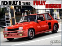 Renault 5 Turbo Fully rigged 3D Model