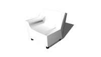 Herman Miller Swoop Right Arm Chair - White