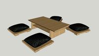 日式矮桌 Japanese low table 矮桌 low table