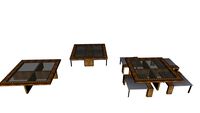 Table basse centrale marquetterie de nacre, central coffee table mother of pearl marquetry