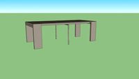 Table/console extensible Doppio Ligne roset