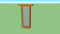 Louvers with frame