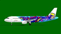 Citilink Airbus A320-200 Floral Batik Livery 1