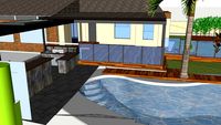 Pool Bar & outdoor kitchen concept Grange Tce