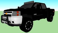 black chevy silverado 2500hd