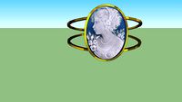 blue cameo ring