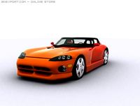 Dodge Viper RT 10 3D Model