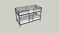 TUFFING IKEA double bed frame