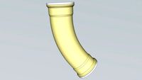 PVC Bend 110mm 135deg