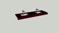 Lavatorio Waschtisch Duravit DuraStyle Konsole DS829C