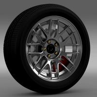 Ford Mustang Boss 302R 2011 wheel 3D Model