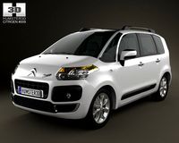 Citroen C3 Picasso 2009 3D Model