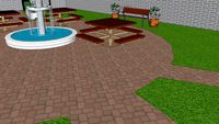 JPS high school courtyard
