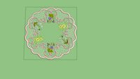 low poly doily
