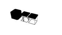cubista ottoman