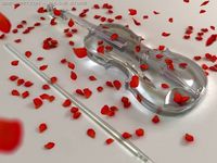 Violin crystal 3D Model
