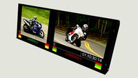 MARSHALL 4RU DUAL MONITOR BROADCAST VIDEO