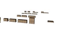MMO, insight STAAND RECHT POOTJE lowboard,highboard, tv meubel en salontafel