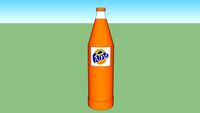 Fanta Orange Glass Bottle