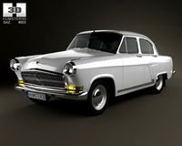 GAZ 21 Volga 1962 3D Model