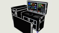 ROADCASE CUSTOM - GV DIRECTOR (HxWxD = 980x1365x650) BROADCAST FLIGHTCASE