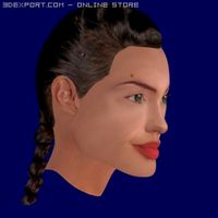 Angelina Jolie High Quality 3D 3D Model