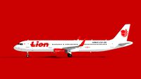 Lion Air Airbus A321-200 U WL Lion Parcel