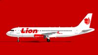 Lion Air Airbus A320-200 U Lion Parcel