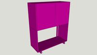 Flexform groundpiece comodino + alto