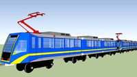 MRT 3 Prototype 4 car Train