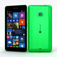 Microsoft Lumia 535 and Dual SIM Green 3D Model