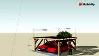 Doppel Carport 5,00 x 6,00 m