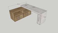 Стол руководителя office table 3