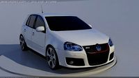 VW Golf MKV GTI 3D Model