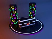 Sci-fi infinity mirror bar