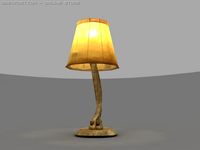The old table lamp 3D Model