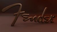 Fender logo 3D Model