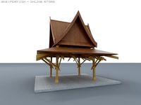 THAI HUT 3D Model