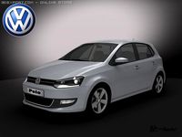 Volkswagen Polo 5doors 2010 3D Model