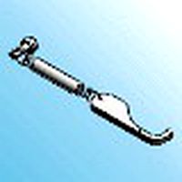 Attachment hook with spring