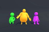 Hypercasual Characters ( 9 BodyTypes ) Vol.4