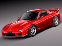 Mazda RX7 1998 2002 3D Model