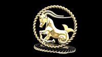 Capricorn pendant 3D model | 3D