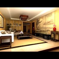Photorealistic Living Room 0052 3D Model