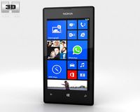 Nokia Lumia 525 Black 3D Model
